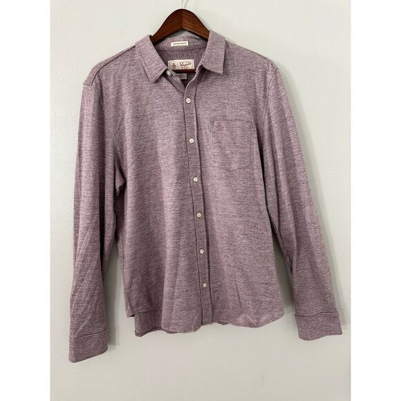 Penguin Heritage Slim Fit Long sleeve sz Large - Picture 1 of 4